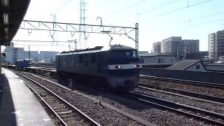 JR貨物　EF210-155貨物列車　尻手駅