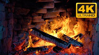 Crackling Fire Sounds (3 Hours) 🔥 Cozy Fireplace Ambience for Relaxation 🔥 Relaxing Fireplace 4K