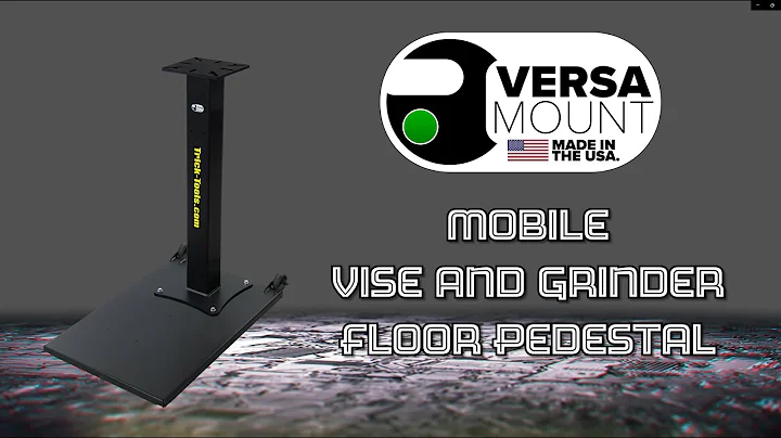 Versa-Mount Mobile Vise and Grinder Floor Pedestal Showcase- Trick-Tools.com