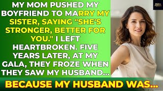 My Mom Pushed My Boyfriend to Marry My Sister—Years Later, They Froze When They Saw My Husband