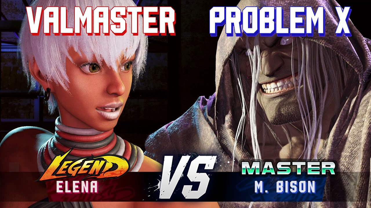 SF6 ▰ VALMASTER (Elena) vs PROBLEM X (M.Bison) ▰ High Level Gameplay
