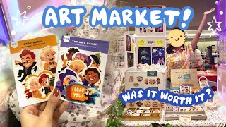 TABLE WITH ME! ✷ merch prep, was it worth it? ✷ artist alley vlog