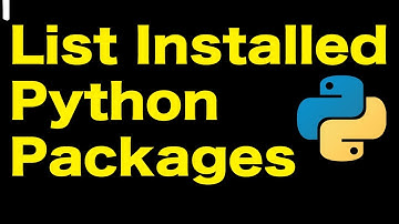 How To List Installed Python Packages using pip command form terminal or command prompt