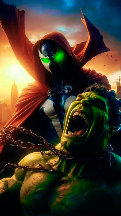 HULK VS SPAWN #superheros #hulk #spawn #marvel #comics #shorts