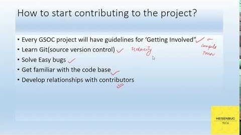 How to start contributing to an open source project?