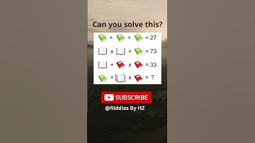 Whats the answer to this books math riddle? #shorts #riddles #mathriddles #brainteaser #subscribe