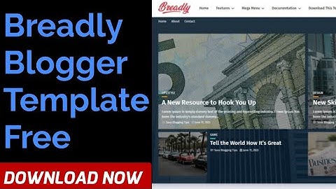 Breadly Blogger Template-BTPoint