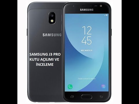 SAMSUNG J3 pro (KUTU AÇILIMI VE İNCELEME)