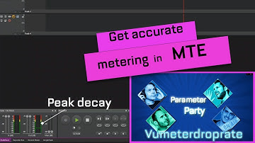 Parameter Party #30 - Vumeterdroprate - get accurate metering in MTE