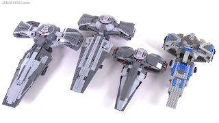 LEGO Star Wars Sith Infiltrators compared! 1999 - 2007 - 2011 - 2015