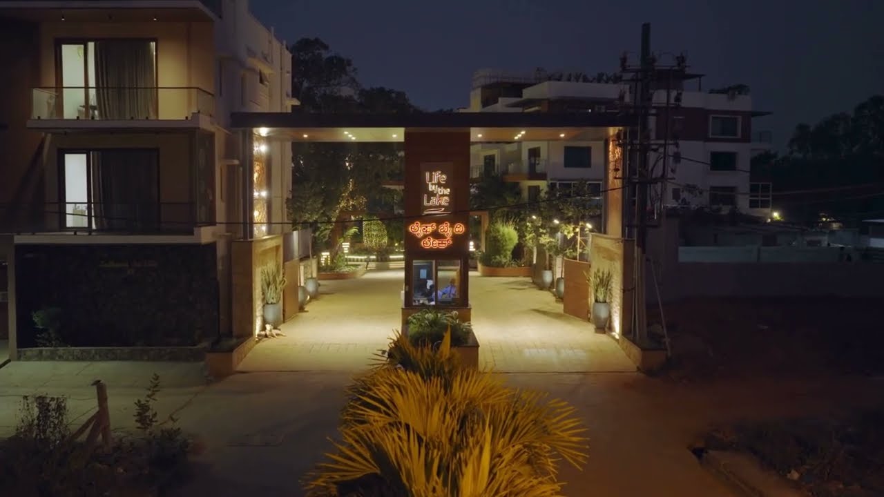Experience Life By The Lake at Night ✨ | Premium Gated Community at Jakkur- North Bangalore