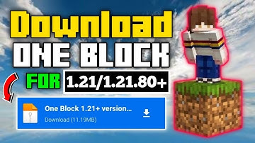 ONE Block For Minecraft Pe 1.21/1.21.80 | Download One Block MCPE 1.21.80