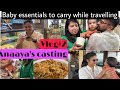 Vlog2 anaayas first long trip  anaayas casting  mumbai diaries  baby essentials in travelling