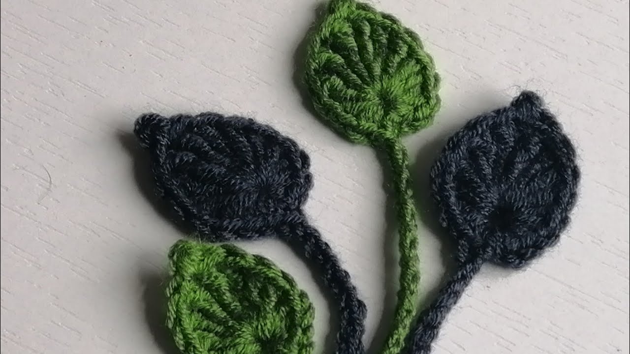 Dekoratif Örgü Yaprak Tarifi