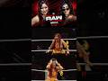 WWE Raquel Rodriguez vs Iyo Sky in Raw #wwe #iyosky #wrestling #raquelrodriguez #wrestlemania #otc
