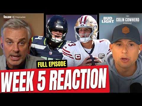 Reaction to: 49ers-Seahawks, Bears-Packers, Eagles-Jaguars, Broncos-Chargers | Colin Cowherd NFL