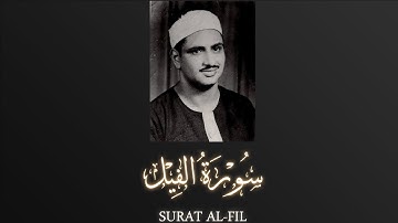 Sheikh Muhammad Siddiq al-Minshawi - Surat al-Fil |  الشيخ محمد صديق المنشاوي - سورة الفيل