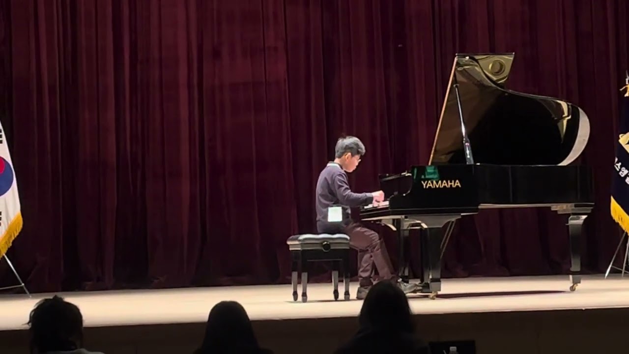 Moritz Moszkowski 모슈코프스키 에튀드 Op.72 No.6 3학년대상 JSM콩쿨 25.01.25