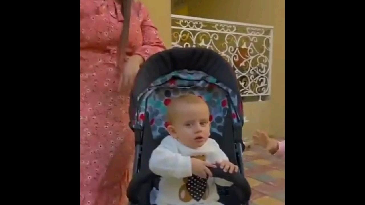 Aziz Alasmar dancing in front of son and wife Aziz Alasmar dancing in front of son and wife