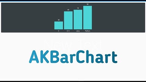 0.2: Bar Chart in Kivy | AKBarChart | akivymd | kivymd_extensions