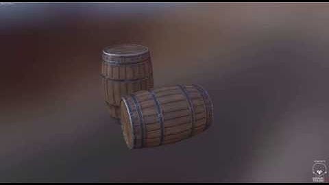 Old Wooden Barrel