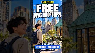 A FREE Rooftop in NYC?! 📚 SNFL Library’s 7th-Floor Terrace
