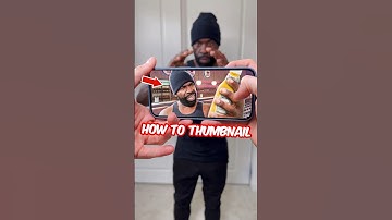 How to Create a Thumbnail w/iPhone #shorts