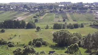 Обзор села с высоты птичьего полета.A bird's-eye view of the village.