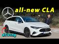 all-new Mercedes CLA Shooting Brake driving REVIEW (2027) with CLA EQ (EV) Mp3 Song