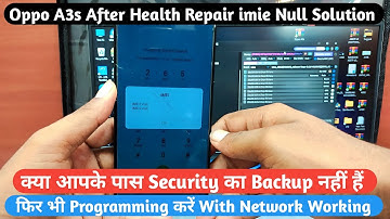 Oppo A3s (CPH1803) imie null Problem Solution || Oppo A3s (CPH1803) Health Repair Without Any Backup