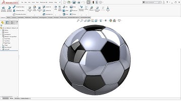 SolidWorks Tutorials | Design Soccer Ball in solidworks