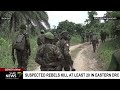 Suspected rebels kill at least 20 people in Eastern DRC