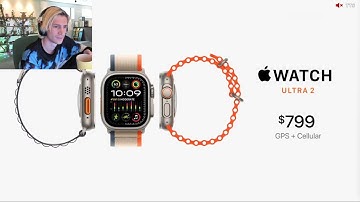xQc reacts to the Prices of The New Apple Watches
