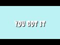 You Got It - Vedo ||lyrics