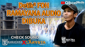 DETIK² FOH RAMAYANA AUDIO DIBUKA - CHECK SOUND NEW LARYSTA FT RAMAYANA AUDIO LIVE SUKODONO SIDOARJO