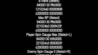 Action Replay Codes For Beyblade Metal Fusion: Cyber Pegasus (EU)