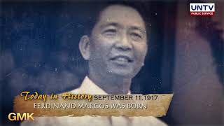 Former President Ferdinand Edralin Marcos was born on September 11, 1917 | Today In History