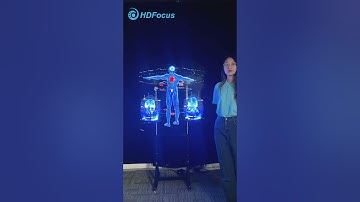New release best 3D hologram fan model HD-F65