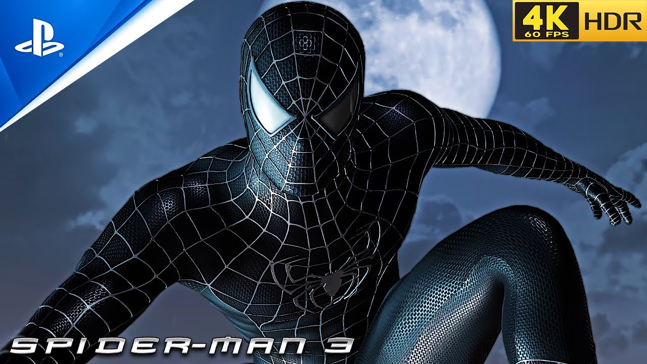 The Amazing Spider-Man 3 Black Raimi Spider-Man Cosplay Costume