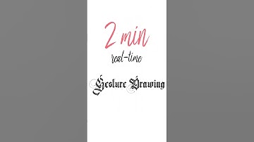 2min gesture drawing pose in REAL-TIME #gesturedrawing