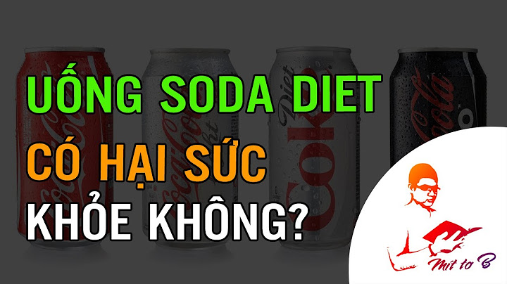 Nước soda uống như thế nào?