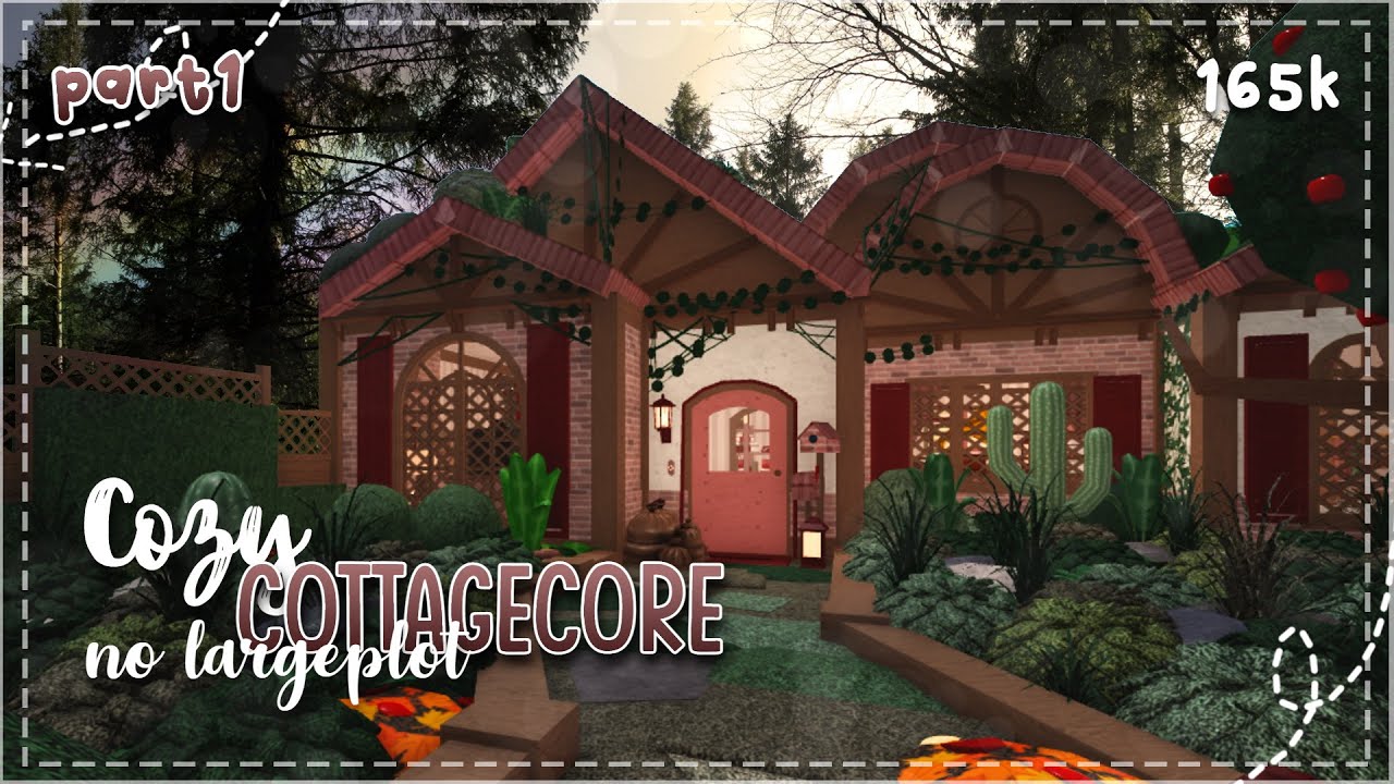 Bloxburg || Cozy CottageCore House (No Largeplot) (part1/3 ...