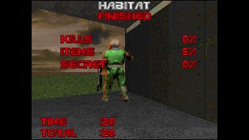 Final Doom TNT level 22, Habitat: Quick-exit path