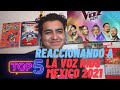 Reaccionando a La Voz Kids México 2021Top 5 de los días 1 y 2