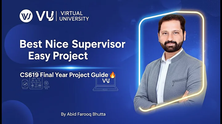 Best and nice supervisor for the cs619 final year project fall 2025