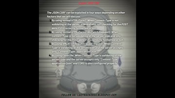 Ways To Exploit JSON CSRF (Simple Explanation)