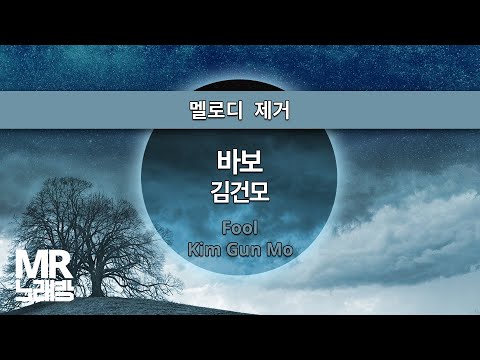 MR노래방ㆍ멜로디 제거] 바보 - 김건모 ㆍFool - Kim Gun Mo ㆍMR Karaoke