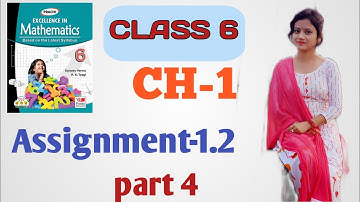 class 6 math//chapter 1//knowing our numbers//assignment 1.2//part 4//CBSE//Prachi publication