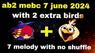 Angry birds 2 mighty eagle bootcamp Mebc 7 june 2024 with 2 extra birds silver+melody#ab2 mebc today