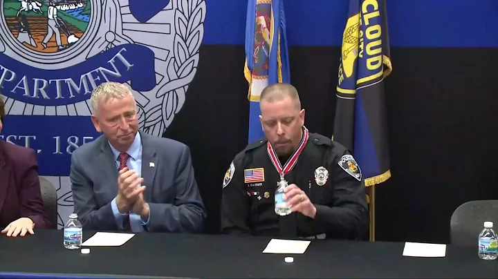 WATCH LIVE:  Officer Jason Falconer receives Congr...